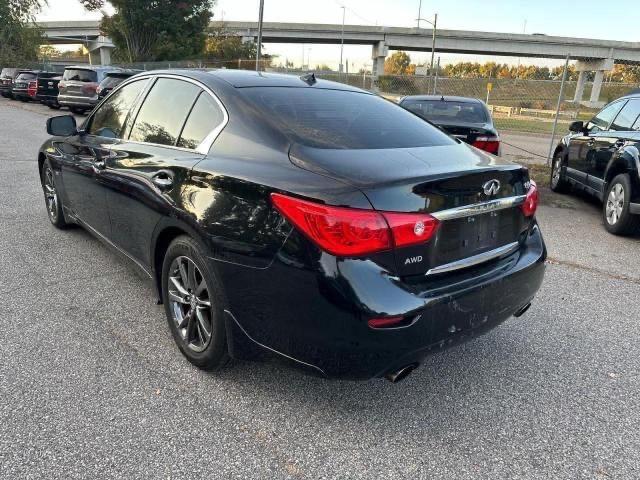 INFINITI Q50 PREMIU 2017 black sedan 4d gas JN1EV7AR6HM841552 photo #4