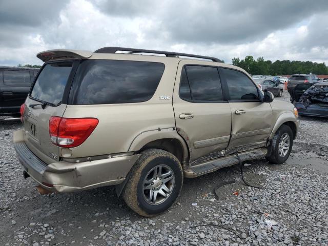 TOYOTA SEQUOIA SR 2005 gold  gas 5TDZT34A15S260012 photo #4