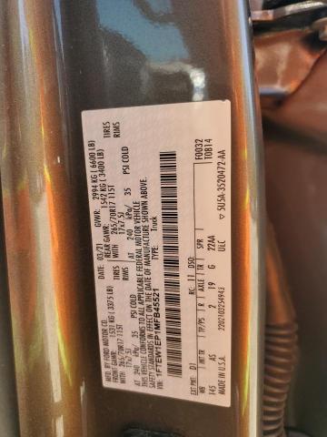 2021 FORD F150 SUPER - 1FTEW1EP1MFB45521