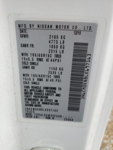 2020 NISSAN NV200 2.5S - 3N6CM0KN8LK697163