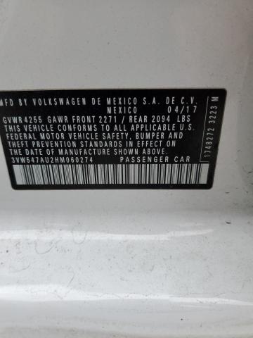 2017 VOLKSWAGEN GTI SPORT 3VW547AU2HM060274