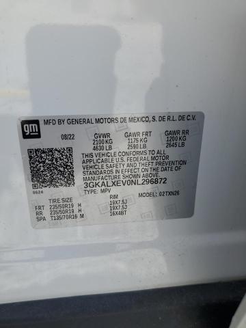 2022 GMC TERRAIN DE 3GKALXEV0NL296872