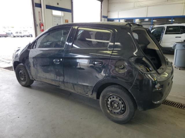 MITSUBISHI MIRAGE ES 2018 black  gas ML32A3HJ6JH003060 photo #3