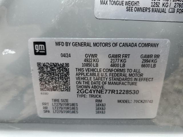 2024 CHEVROLET SILVERADO - 2GC4YNE77R1228530