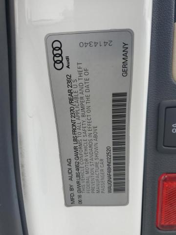 2017 AUDI A4 PREMIUM - WAUGNAF48HN022520