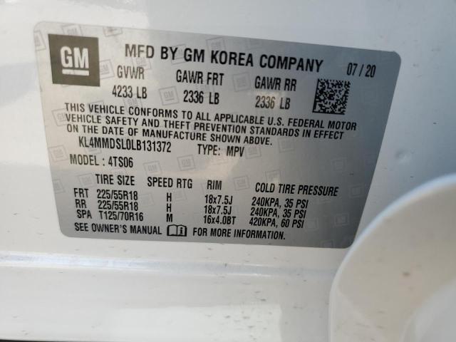 2020 BUICK ENCORE GX - KL4MMDSL0LB131372