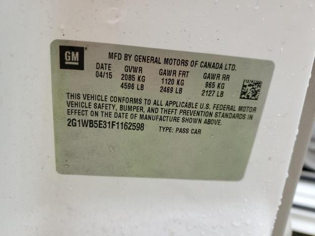 2015 CHEVROLET IMPALA LIM 2G1WB5E31F1162598