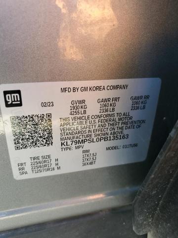 2023 CHEVROLET TRAILBLAZE KL79MPSL0PB135163