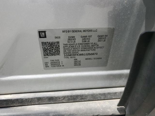 2018 CHEVROLET TRAVERSE L - 1GNERFKW9JJ250873