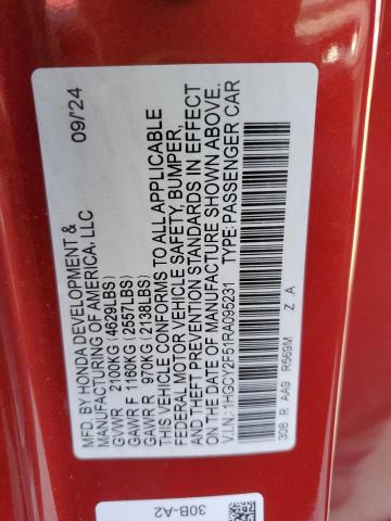 2024 HONDA ACCORD HYB 1HGCY2F51RA095231