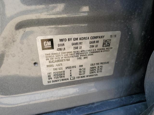 2019 BUICK ENCORE PRE - KL4CJASB5KB767858