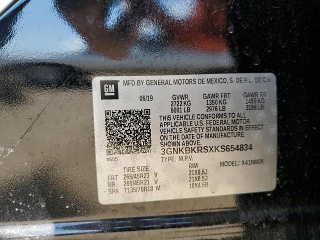 2019 CHEVROLET BLAZER PRE - 3GNKBKRSXKS654834
