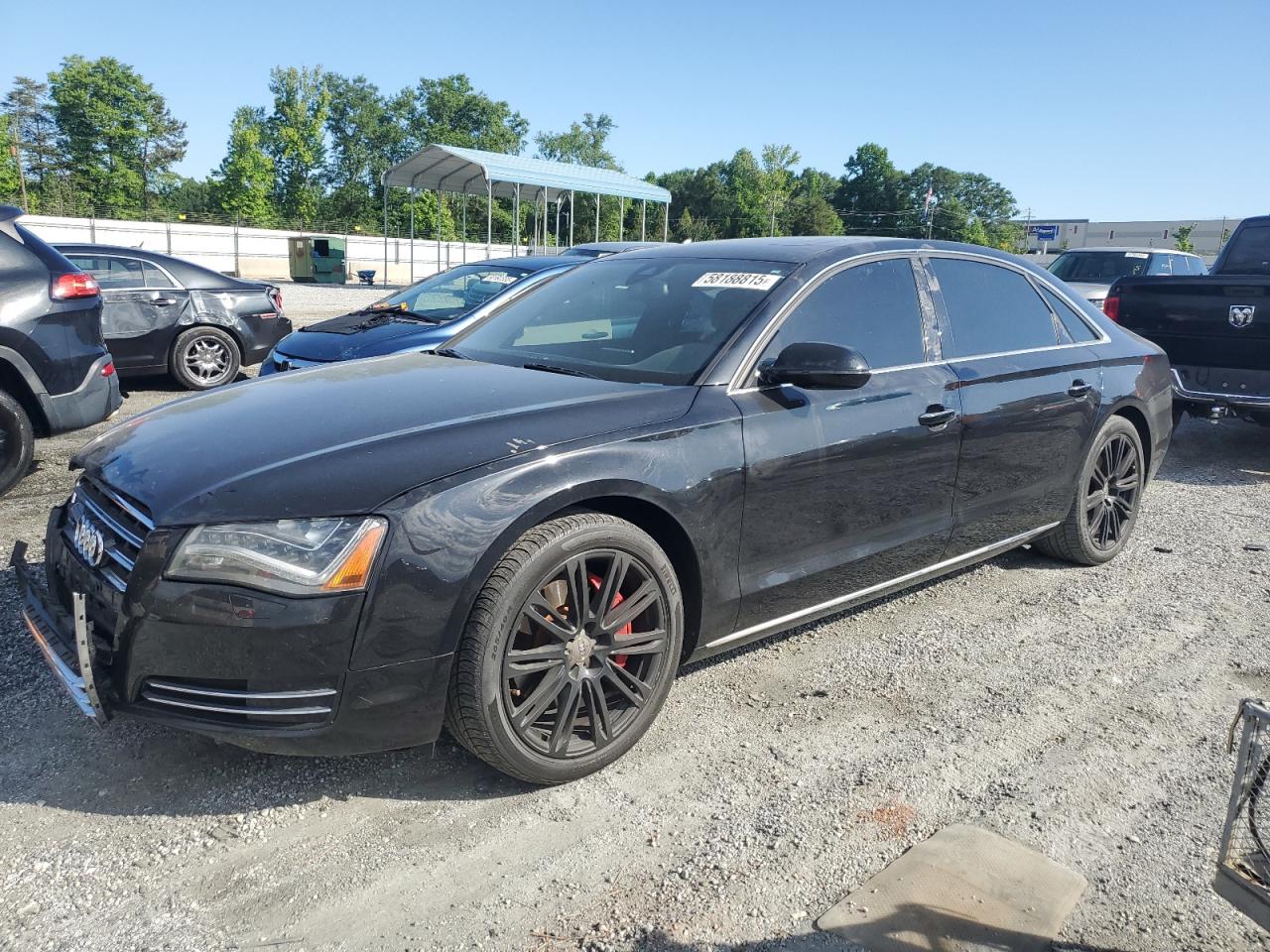Lot #3279578256 2014 AUDI A8 L QUATTRO