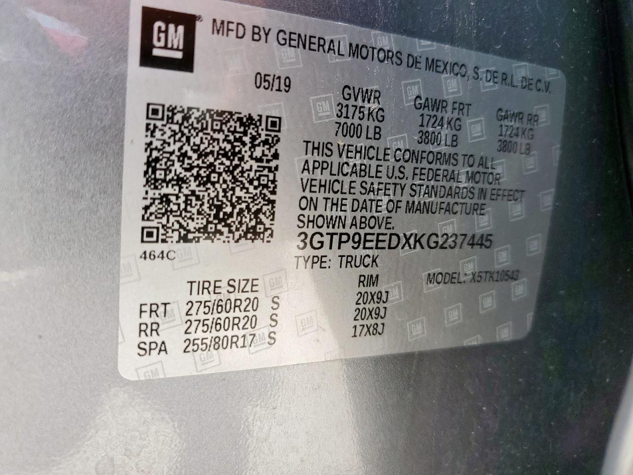 GMC SIERRA K1500 AT4