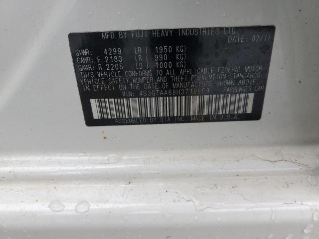 2017 SUBARU IMPREZA 4S3GTAA68H3719859
