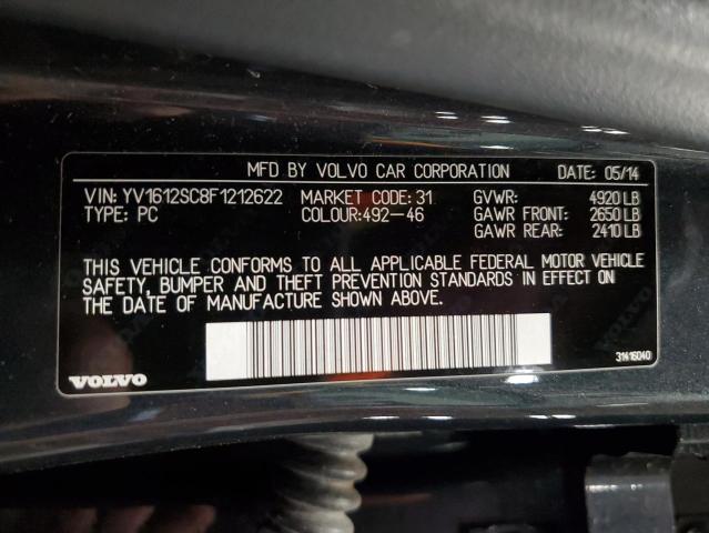 2015 VOLVO V60 PREMIE YV1612SC8F1212622