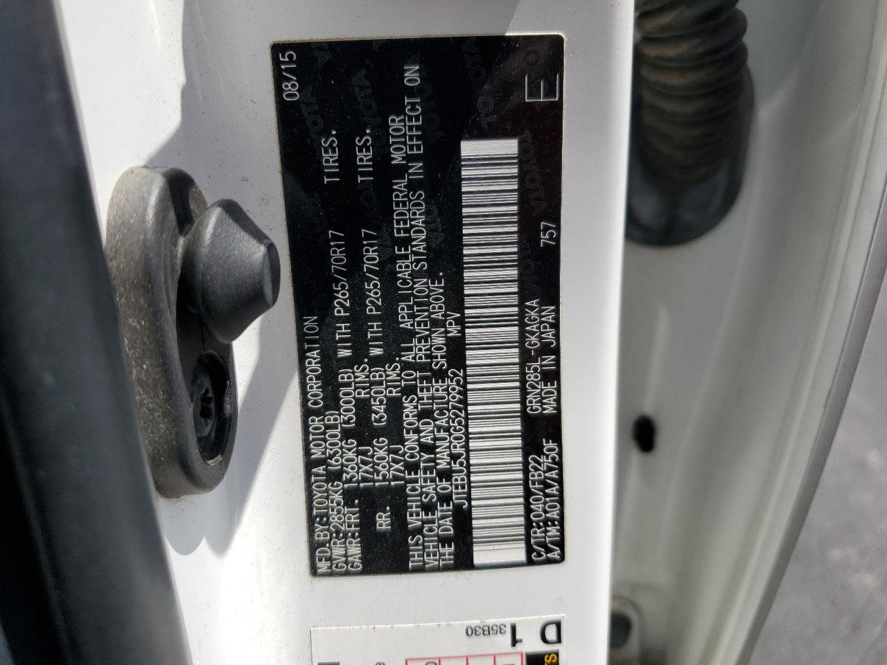 TOYOTA 4RUNNER SR5/SR5 PREMIUM