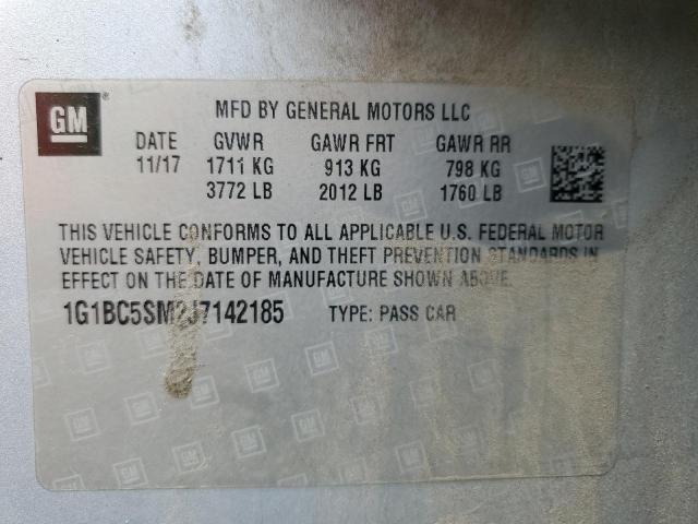 2018 CHEVROLET CRUZE LS - 1G1BC5SM2J7142185