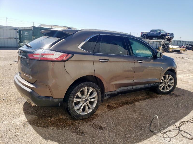 Vin: 2fmpk3k98kbb55303, lot: 57588845, ford edge titanium 20193