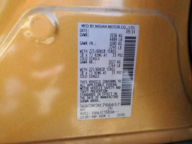 2015 NISSAN ROGUE S - 5N1AT2MT3FC766657