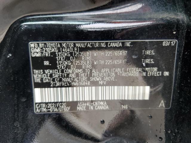 2017 TOYOTA RAV4 XLE - 2T3RFREV7HW616848