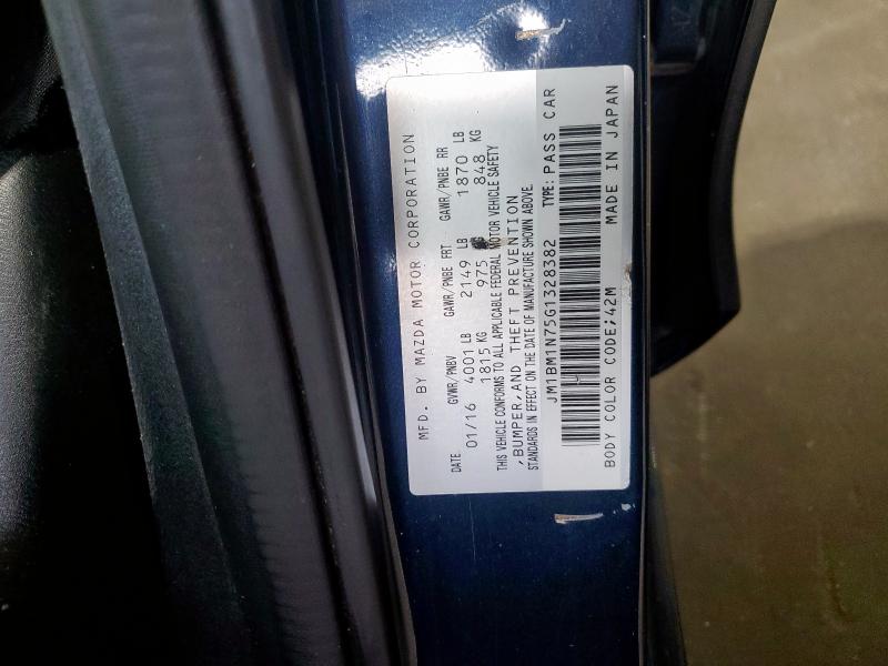 2016 MAZDA 3 GRAND TO - JM1BM1N75G1328382