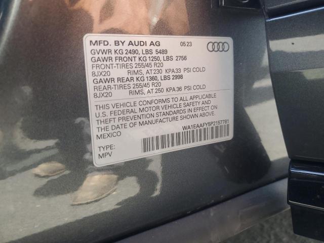 2023 AUDI Q5 PREMIUM - WA1EAAFY5P2157781