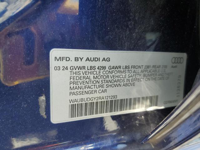 2024 AUDI A3 PREMIUM WAUBUDGY2RA121293