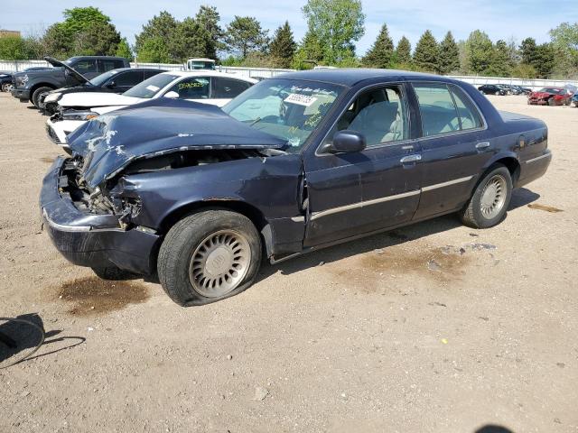 MERCURY GRAND MARQ 1999 blue  gas 2MEFM75W1XX635839 photo #1