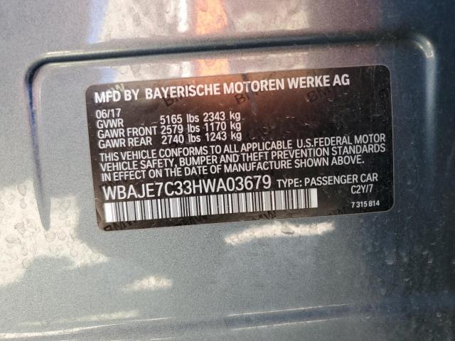 2017 BMW 540 XI - WBAJE7C33HWA03679