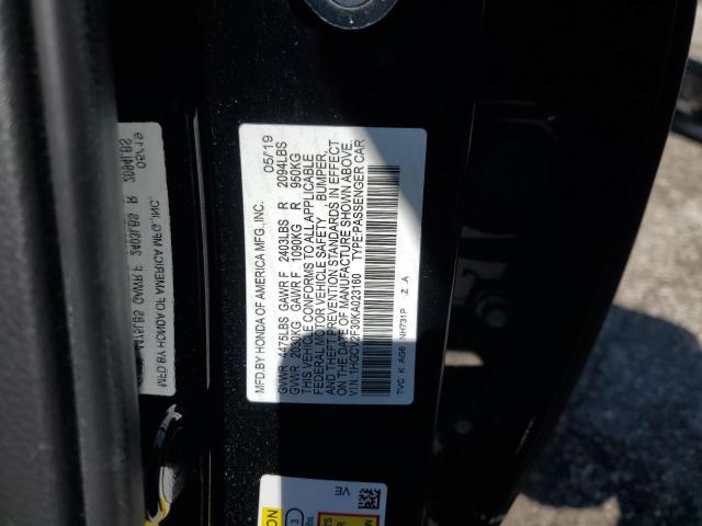 2019 HONDA ACCORD SPO - 1HGCV2F30KA023160