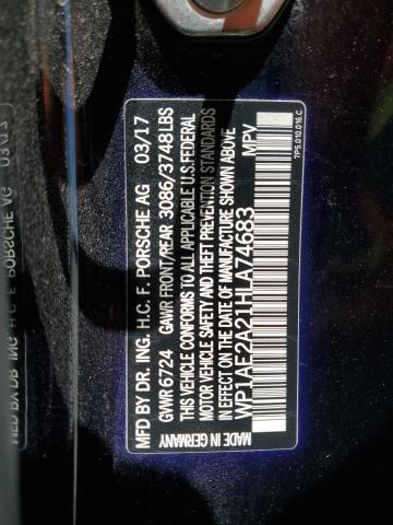2017 PORSCHE CAYENNE SE - WP1AE2A21HLA74683