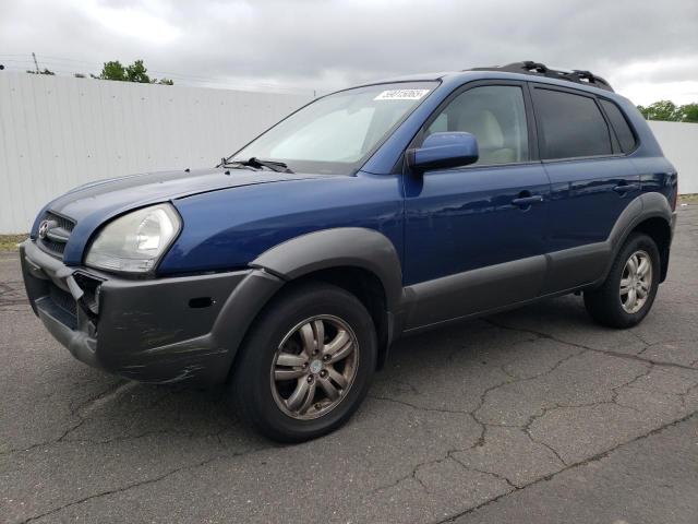 HYUNDAI TUCSON SE 2008 blue 4dr spor gas KM8JN12D38U880901 photo #1