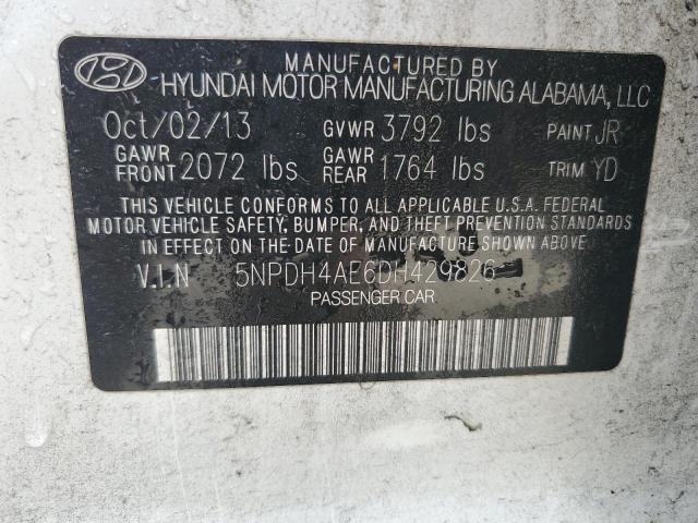 2013 HYUNDAI ELANTRA GL - 5NPDH4AE6DH429826