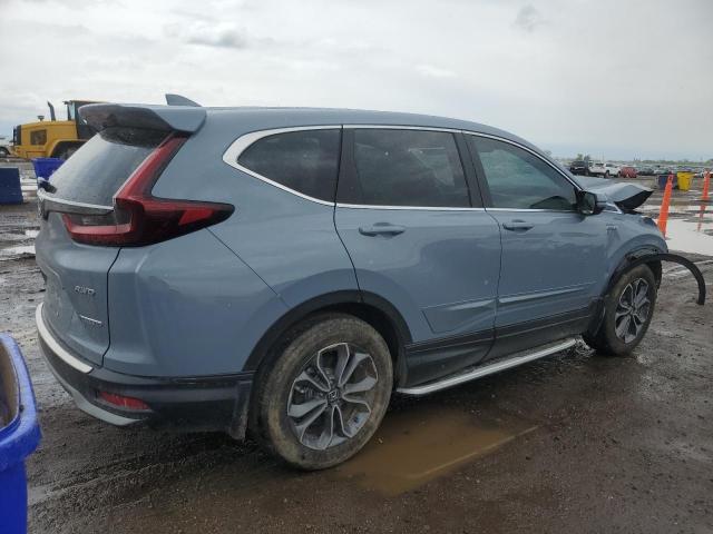 HONDA CR-V EXL 2022 blue  hybrid engine 5J6RT6H86NL042166 photo #4