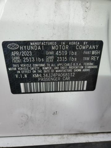 KMHL34JJ4PA068112 2023 HYUNDAI SONATA