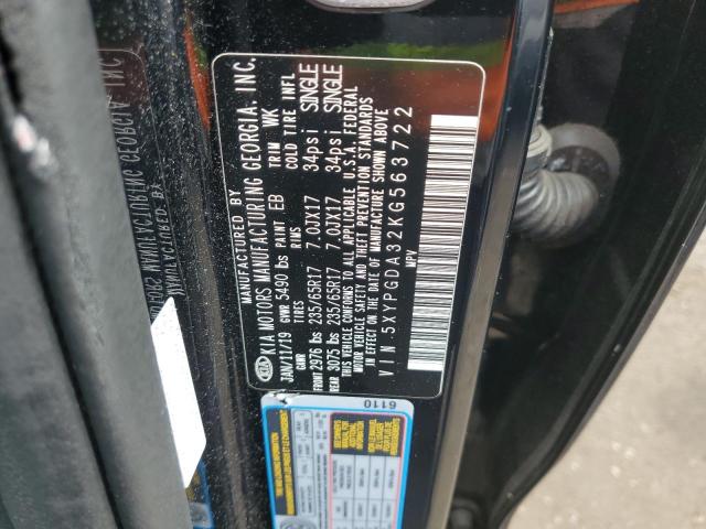 2019 KIA SORENTO L 5XYPGDA32KG563722