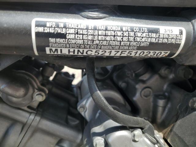 2015 HONDA CB300 F MLHNC5217F5102307