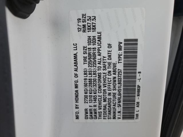 2020 HONDA ODYSSEY EX 5FNRL6H51LB037257