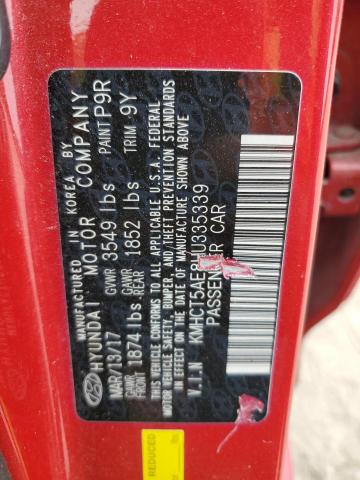 2017 HYUNDAI ACCENT SE - KMHCT5AE8HU335339