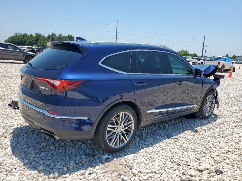 Vin: 5j8ye1h82pl008664, lot: 58097245, acura mdx advance 20233
