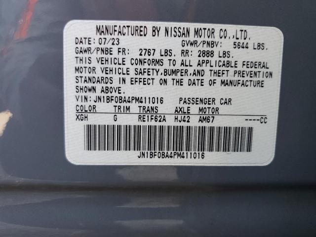 2023 NISSAN ARIYA EVOL JN1BF0BA4PM411016