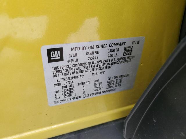 2023 CHEVROLET TRAILBLAZE - KL79MSSL3PB017742