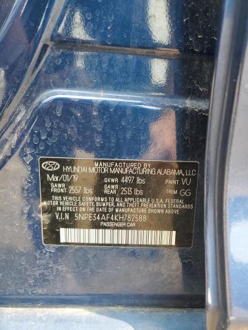 2019 HYUNDAI SONATA LIM 5NPE34AF4KH782588