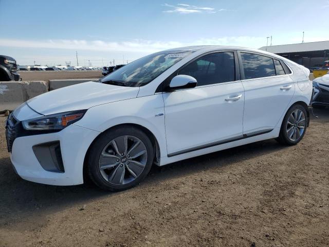 HYUNDAI IONIQ LIMI 2017 white  hybrid engine KMHC85LC1HU051550 photo #1