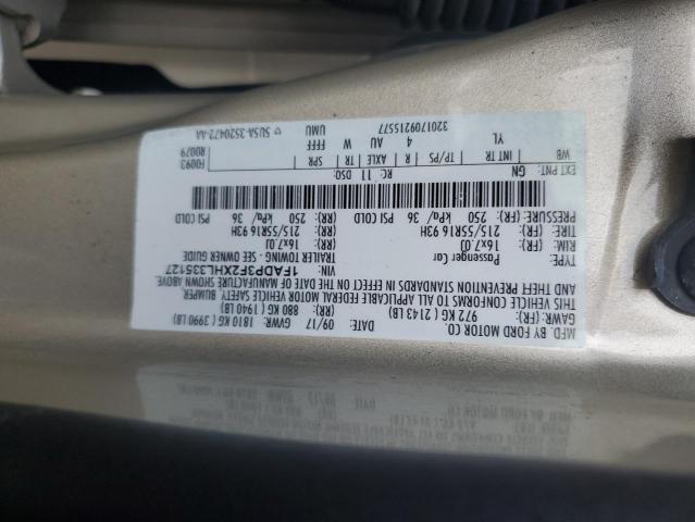 2017 FORD FOCUS SE - 1FADP3F2XHL335127