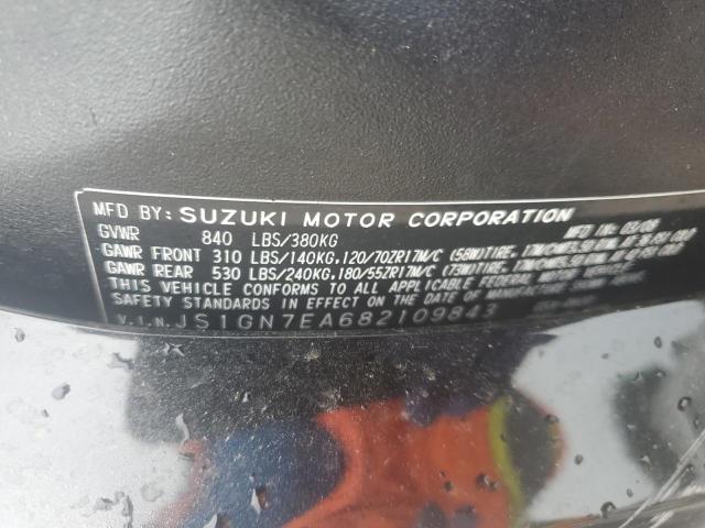 2008 SUZUKI GSX-R600 JS1GN7EA682109843