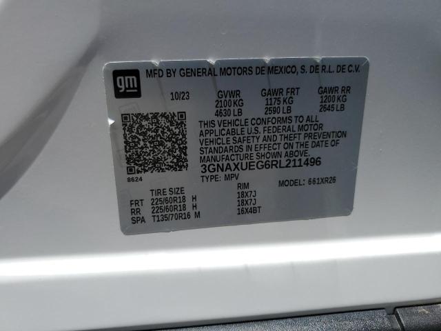2024 CHEVROLET EQUINOX LT - 3GNAXUEG6RL211496