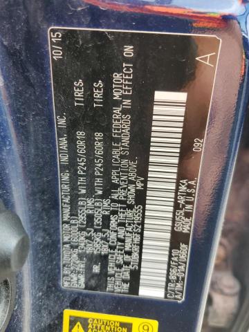 2015 TOYOTA HIGHLANDER 5TDBKRFH6FS219555