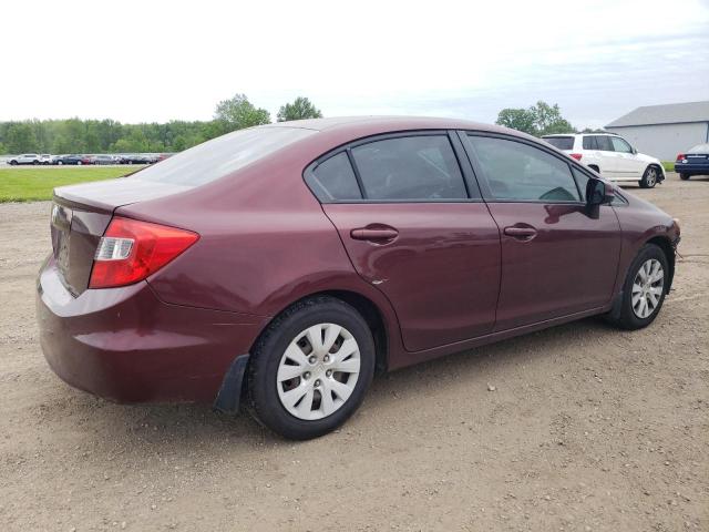 Vin: 19xfb2f54ce088100, lot: 58964445, honda civic lx 20123